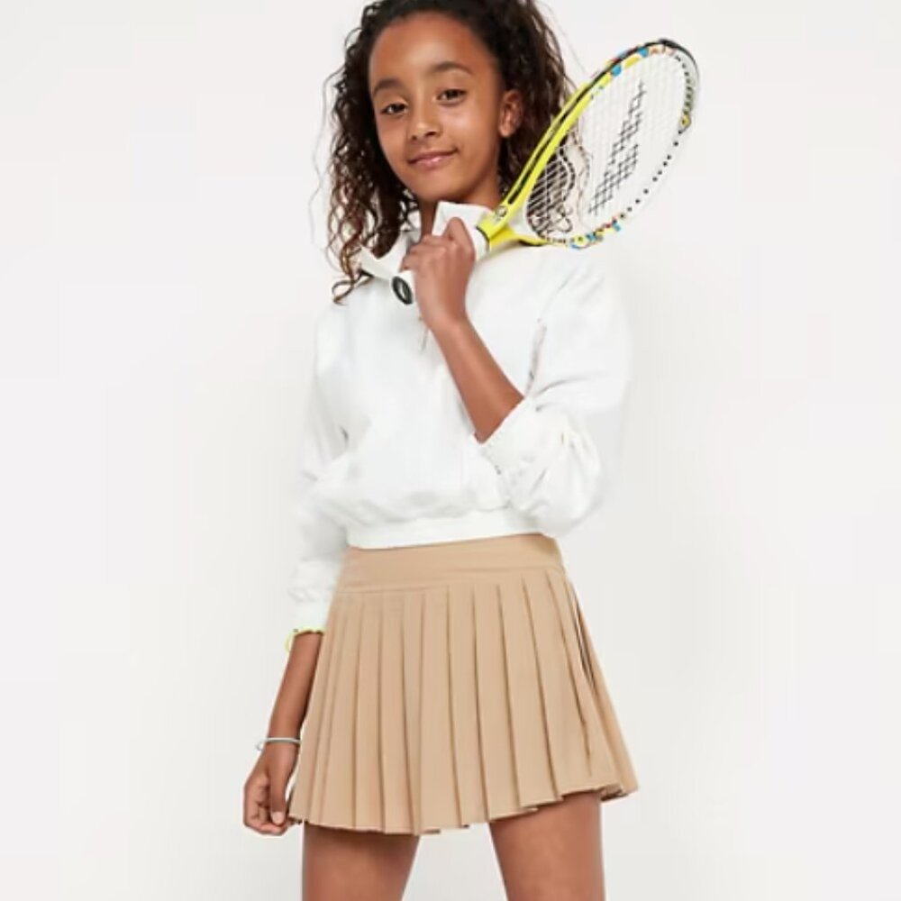 Kids Old Navy High-Waisted Pleated Performance Skort for Girls